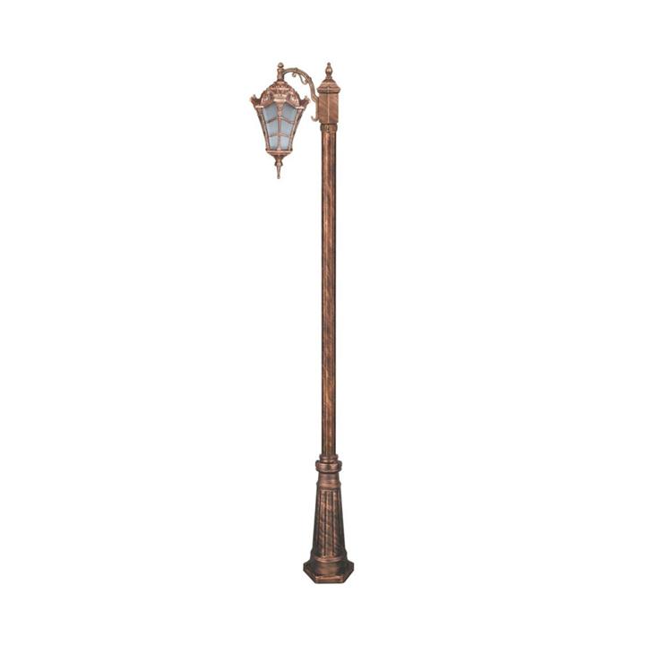 چراغ تکشاخه حیاطی و پارکی تکشیدفام مدل وستا کوچک کد 91200-8811